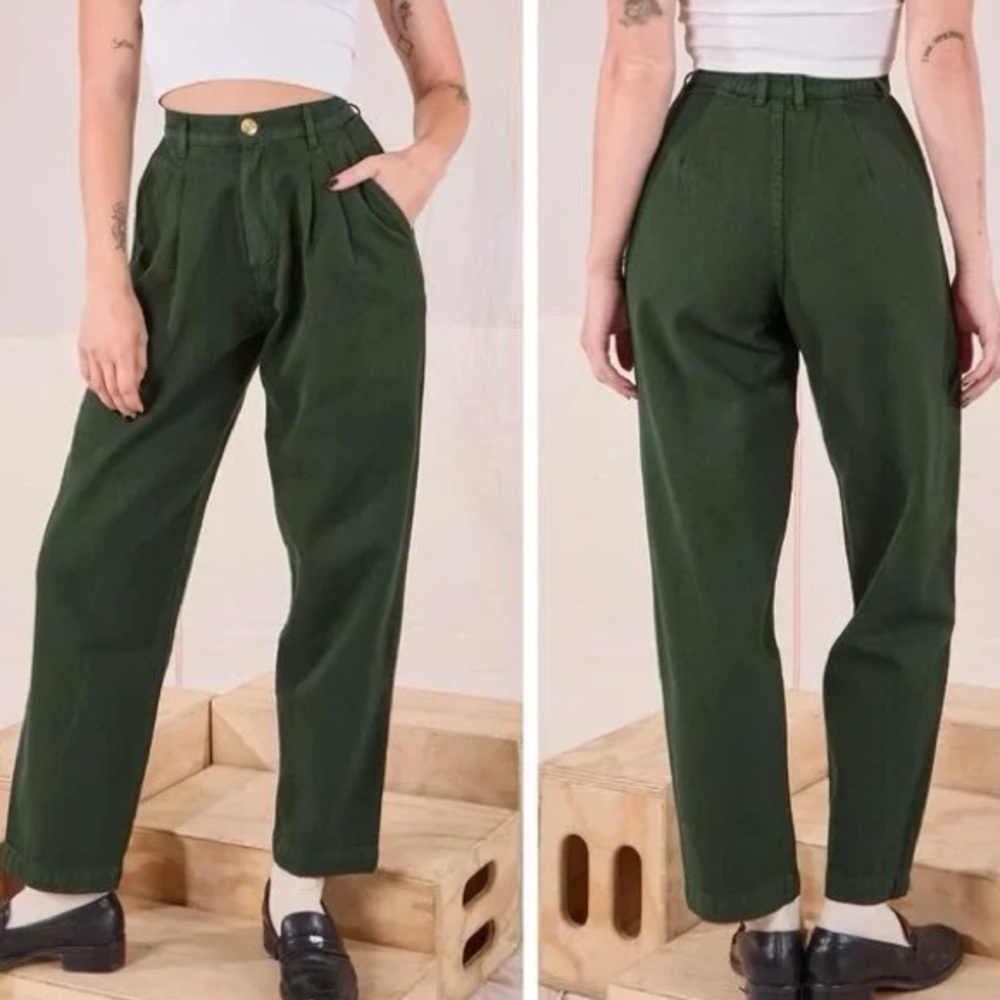 Big Bud Press Green High Waisted Trousers